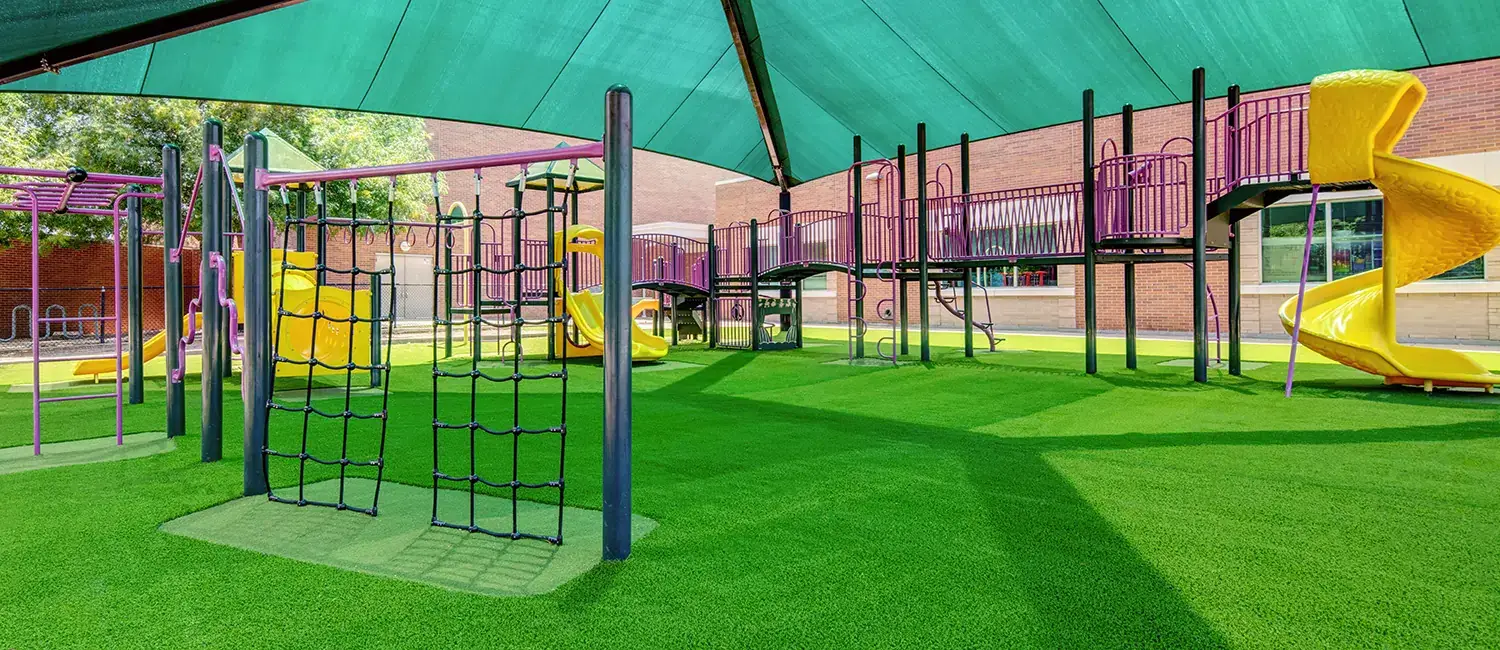 Artificial grass playground from SYNLawn