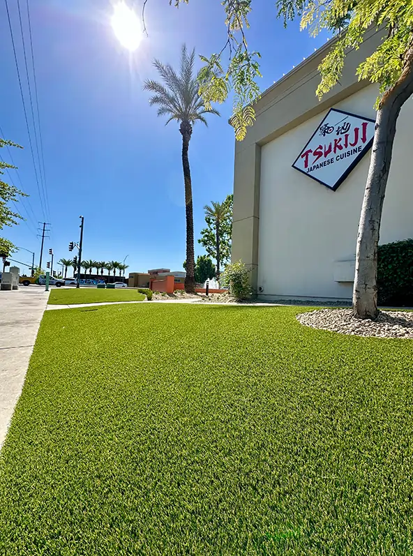 Commercial turf lawn installed by SYNLawn